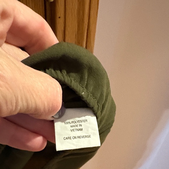 New York & Company Dark Green Blouse with Smocked Details - Picture 5 of 7